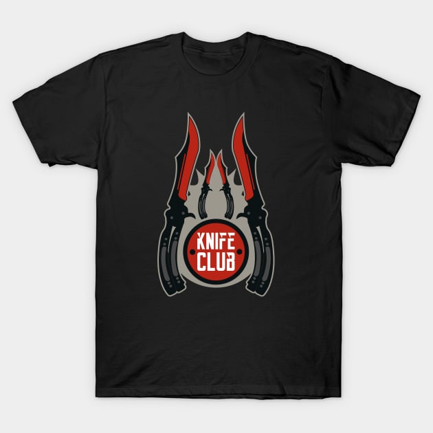 CSGO Knife Club - Butterfly Knife T-Shirt by pixeptional